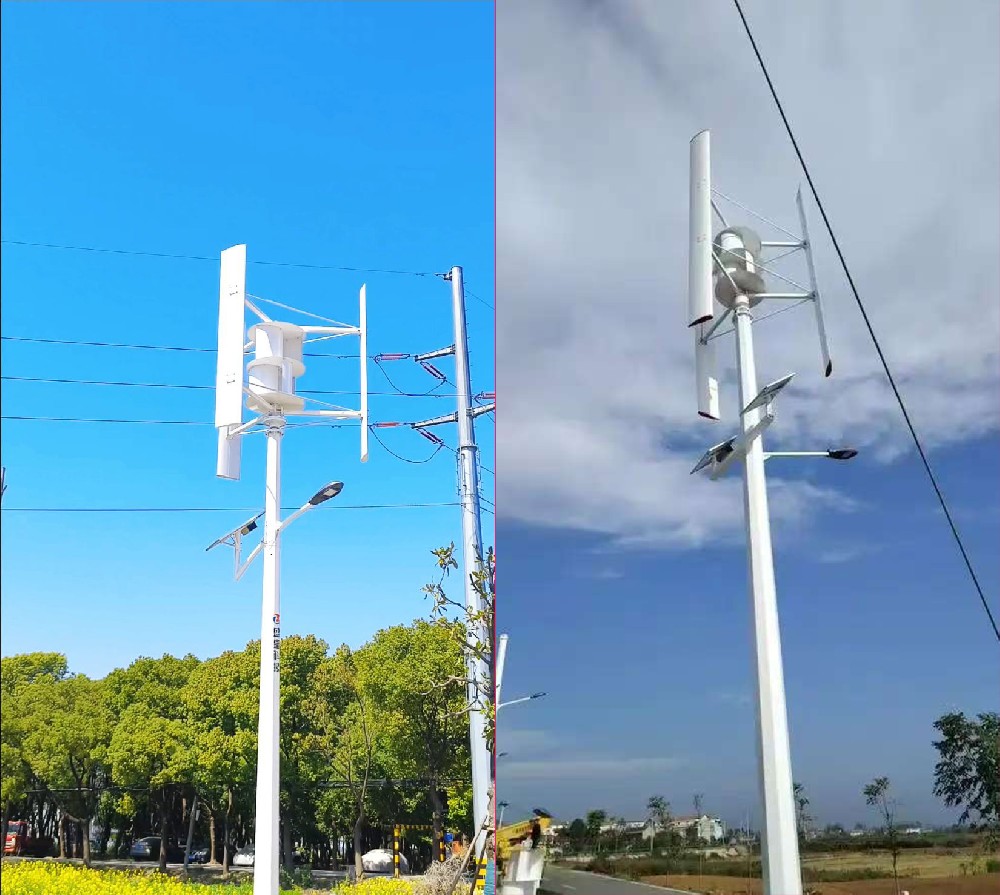 微風發(fā)電桿
